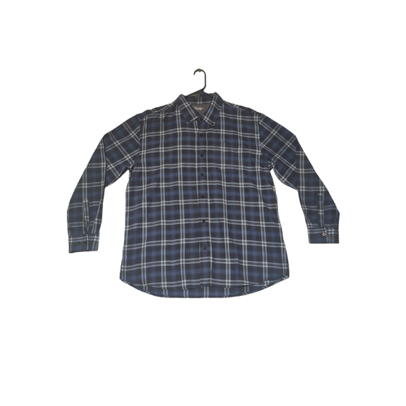 Stillwater SUPPLY CO Blue Flannel Great Condition - Picture 2 of 4